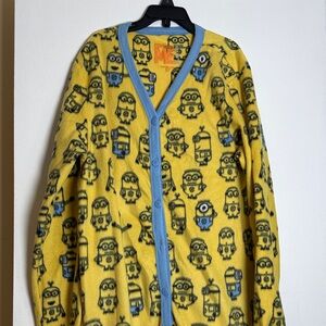 Yellow Minions Onesie with Blue Trim